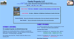 Desktop Screenshot of castleproperty.com